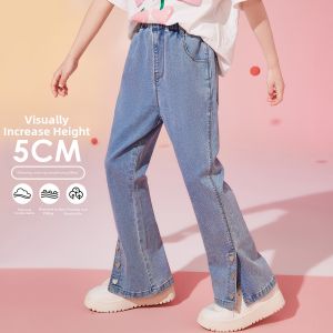 Ask Junior | Spring Autumn New Flared Trouser Denim Pants