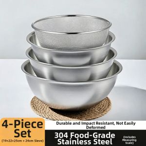 BAICHANG | Stainless Steel Vegetable Washing Bowl