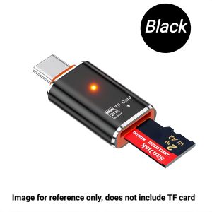 SD TF Card Reader Type C Card Reader Adapter USB-C Memory Card Adapter Data Transfer Supports up to 2TB