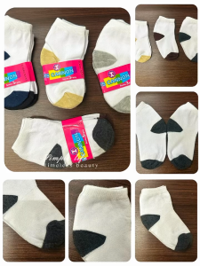 Toddler Boys Girls 4-6Years Soft Cotton Ankle Socks Daily Casual Socks 12 Pairs 6Pairs