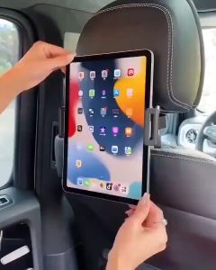 4-12.9 inch Backseat Car Tablet Holder Headrest Back Seat Mount Universal Adjustable Auto Phone Bracket