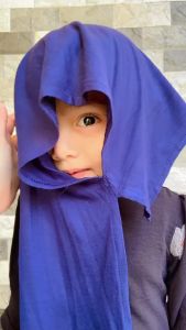 Kerudung anak perempuan Pashmina instan jersey Kancing 2-7 tahun Hijab instan Jilbab anak terbaru 2023