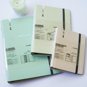 Portable A7 A5 A6 Detachable Ring Binder Notebook Compact Personal Size Business Office Supplies Soft Cover Dot Grid Paper