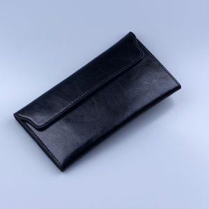 Brand Genuine Leather Women Wallet Long thin Purse Cowhide multiple Cards Holder Clutch bag Fashion Standard Wallet