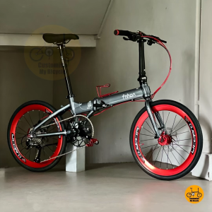 Fnhon Blast 22" • 𝗠𝗥𝗧/𝗕𝘂𝘀-𝗙𝗿𝗶𝗲𝗻𝗱𝗹𝘆 Shimano 9s 𝗙𝗿𝗲𝗲𝗯𝗶𝗲𝘀 Litepro 𝗟𝗶𝗴𝗵𝘁𝘄𝗲𝗶𝗴𝗵𝘁 Folding Bicycle Dolphin Grey Red Lightweight Smooth Ride PCN Road Java Hito Rifle Performance