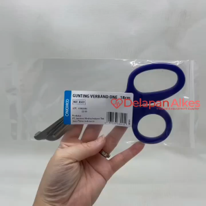 OneMed Gunting Perban / Gunting Verban / Lister Bandage Plaster Scissors 18 cm Tajam Bergerigi