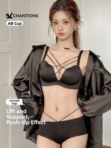 CHANGQIANGSHI | Gathering Underwire Bra Enhancing Lift Anti Droop Side Support Lingerie