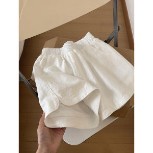 Trendy Loose Fit Slimming Linen Shorts
