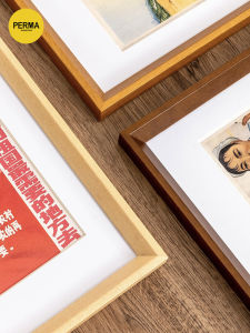 Khung Hình Puzzle 500 Mảnh Cạnh Mỏng Đơn Giản Khung Hình Gỗ Hình Chữ Nhật Trang Trí Nhà Đồ Thủ Công Không Bao Gồm Puzzle