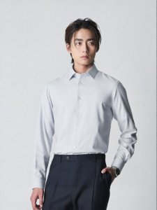Mens Business Formal Long Sleeve Shirt