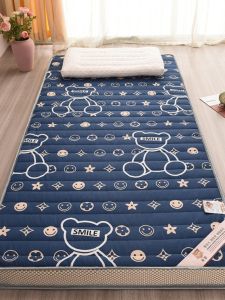 ที่นอนพับได้สำหรับนักเรียนเตียงชั้นบนชั้นล่าง90ซม. ที่นอนสำหรับคนเดียวทาทามิ1เมตร5คู่ใช้ในบ้านเบาะนุ่มฟูก