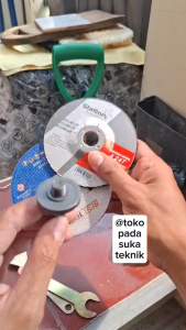 Adaptor Arbor Alat Sambung Mesin Bor Ke Gurinda Poles Cutting Wheel Gosok Stainless Alumunium 3pcs