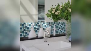 20pcs/set DIY Kitchen Bathroom Stickers Waterproof Self Adhesive 3D tile Adhesive Pads Wall Stickers Mosaic Tile Decal Decor