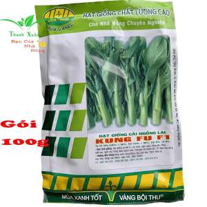 Hạt Giống Cải Ngồng Lai ( Cải Ngọt Ăn Bông ) Kung Fu F1 gói 100g
