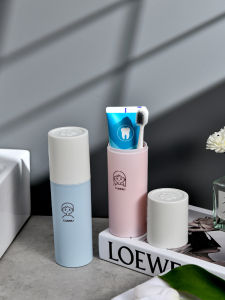 Portable Travel Toothbrush Cup Set Couple Toothpaste Holder Storage Box Dental Care Bathroom Accessories Plastic Wash Cup