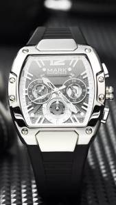 Mark Fairwhale | MARK FAIRWHALE Watches for Men 5950 Tonneau Dial New Quartz Wristwatches Sport Trend Luminous Chronograph Waterproof Men Watch