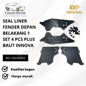 SEAL LINER FENDER DEPAN BELAKANG 1 SET 4 PCS PLUS BAUT INNOVA ORIGINAL