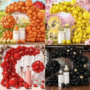 120Pcs Balloon Garland Set of Different Sizes Birthday Party Decorations Spring Bee Festival Easter Graduation Wedding Atmosphere Background Decoration Balloons Party Decoration Balloons Party Supplies