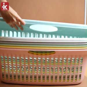 Indokurnia Keranjang Baju Curvy Pastel