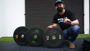 20 กิโล CRUMB BUMPER รูขนาด 2 นิ้ว แผ่นน้ำหนัก รูปแบบ DJ แผ่น CRUMB BUMPER