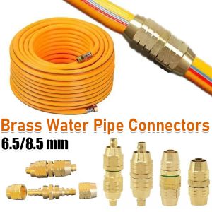 Brass Water Pipe Joints High-Pressure Water Hose Connectors Extension Water Pipe Accessories Easy to Install