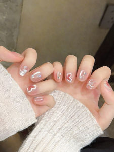 Cat Eye Nude Look Nail Stickers