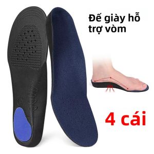 1 Cặp/2 Cặp Đế Lót Giày Chỉnh Hình Hỗ Trợ Vòm Cho Nam Và Nữ Đế Lót Giày Thể Thao Chống Sốc Thoáng Khí Chống Mùi Silicon Khô Nhanh