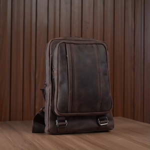 REVEN LEATHER Ammar Bag - Tas Selempang Pouch Pria Kulit Sapi Asli Free Random Gift