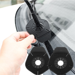 Universal Car Windshield Wiper Protective Cover for Prevent Debris Leaf Falling Wiper Bottom Hole Dustproof Cover Windshield Wiper Silicone Protective Cover Car Accessories
