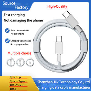 Original 60W 3A Charger PD USB-C to iP Lightning Cable For iPhone 16 15 14 Pro Max Fast Charging Cable Data Wire Cord