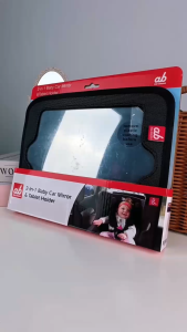 2in1 Baby Car Seat Rear View Mirror Reverse Mirror Safety Baby Car Monitor Mirror Tablet Holder Cermin Kereta untuk Bayi