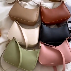 SORIVE PU Leather Women Sling Bag Fashion Simple Messenger Bag Small Hobos Shoulder Bag For Ladies Hand Bag