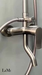 Sen Cây Tắm Đứng Nóng Lạnh Vòi Hoa Sen Tắm 3 Chế Độ Đồng Thau Nguyên Khối 3 Chức Năng Xã Lami