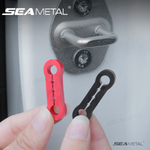 Seamital 4 miếng đệm giảm xóc khoá cửa ô tô Bảo vệ khóa Khóa cửa đệm giảm chấn im lặng chống rung Silicon