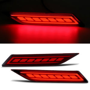LED Reflector Light For Toyota Yaris Cross 2023 2024 Bumper Light Rear Fog Lamp Brake Light Dynamic Turn Signal Lamp 12V