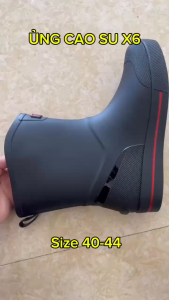 Ủng cao su chống trơn Conli X6 Aulyshop size 36-44 cho nam nữ