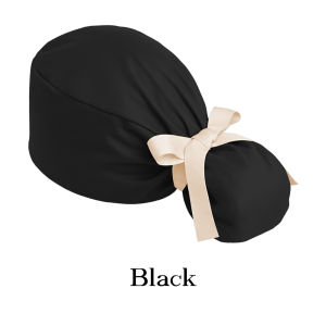 Ponytail Working Caps with Satin Lining for Women TOOTH Pet Doctor Nurse Scrubs Hat Stretch Long Hairs Nursing Caps C-TL-02