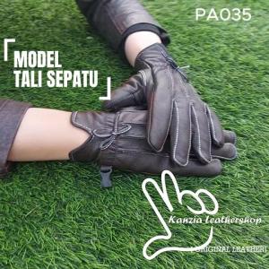 Sarung Tangan Motor Wanita Model Tali Sepatu Ladies