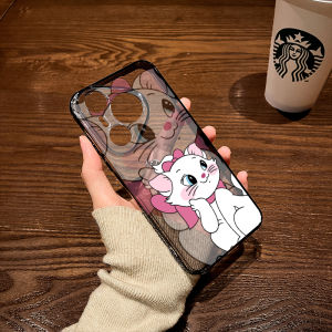Cute Cat And Mouse Huawei Pura70ultra Phone Case Womens Style Couples Design Transparent Silicone Protective Cover Girl Heart