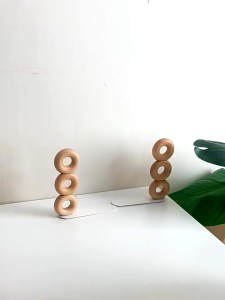 Solid Wood Desktop Design Book Ends Book Supports Rack Thickened Bookshelf Desk Organizer