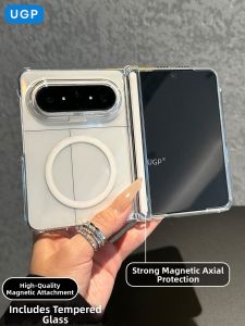 UGP | Transparent Luxury Magnetic Full-cover Shockproof Case for Huawei PuraXmax Foldable Phone