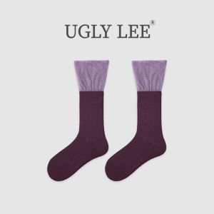 Design Net Trim Breathable Summer Ankle Socks