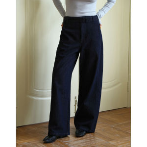 SHEITAOZI | Retro Loose Denim Pants Womens Jeans
