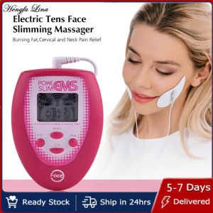 Hengfa Lina Electric Facial Massager V-shape Face Lift Devices Double Chin Lift up belt EMS Microcurrent Face Slimming Device