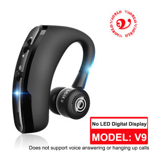 New V8S Business Bluetooth Headset with LED Digital Display HD Mic Car Driving hands-free Call Sports Music Long Standby Earphon