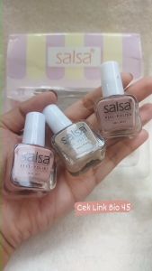 SALSA Peel Polish - Kutek HALAL Peel Off Lupas Hijab Friendly isi 3 pcs - Bisa Untuk Sholat