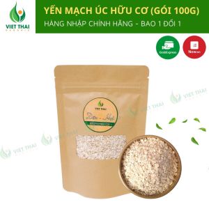 Yến mạch Úc hữu cơ cán vỡ chất lượng - siêu tiết kiệm ( 100g )
