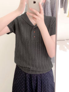 YUANYA | Korean Style Vintage Short Sleeve Linen T-shirt