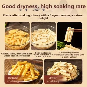 Top Grade Dried Bean Curd Skins No Additives for Luosifen Use and Commercial Sales
