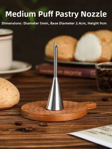 LIEHUFU | Specialized Cream Puff Nozzle Eclair Piping Tip Pastry Tool